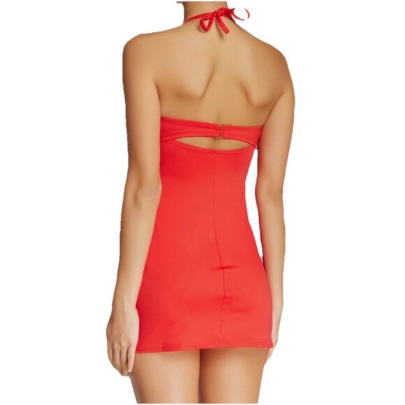 Spanx Women’s Red Dresskini Swimsuit Top, Sz 16, Retro Shaping NWT Coquette - Picture 2 of 7